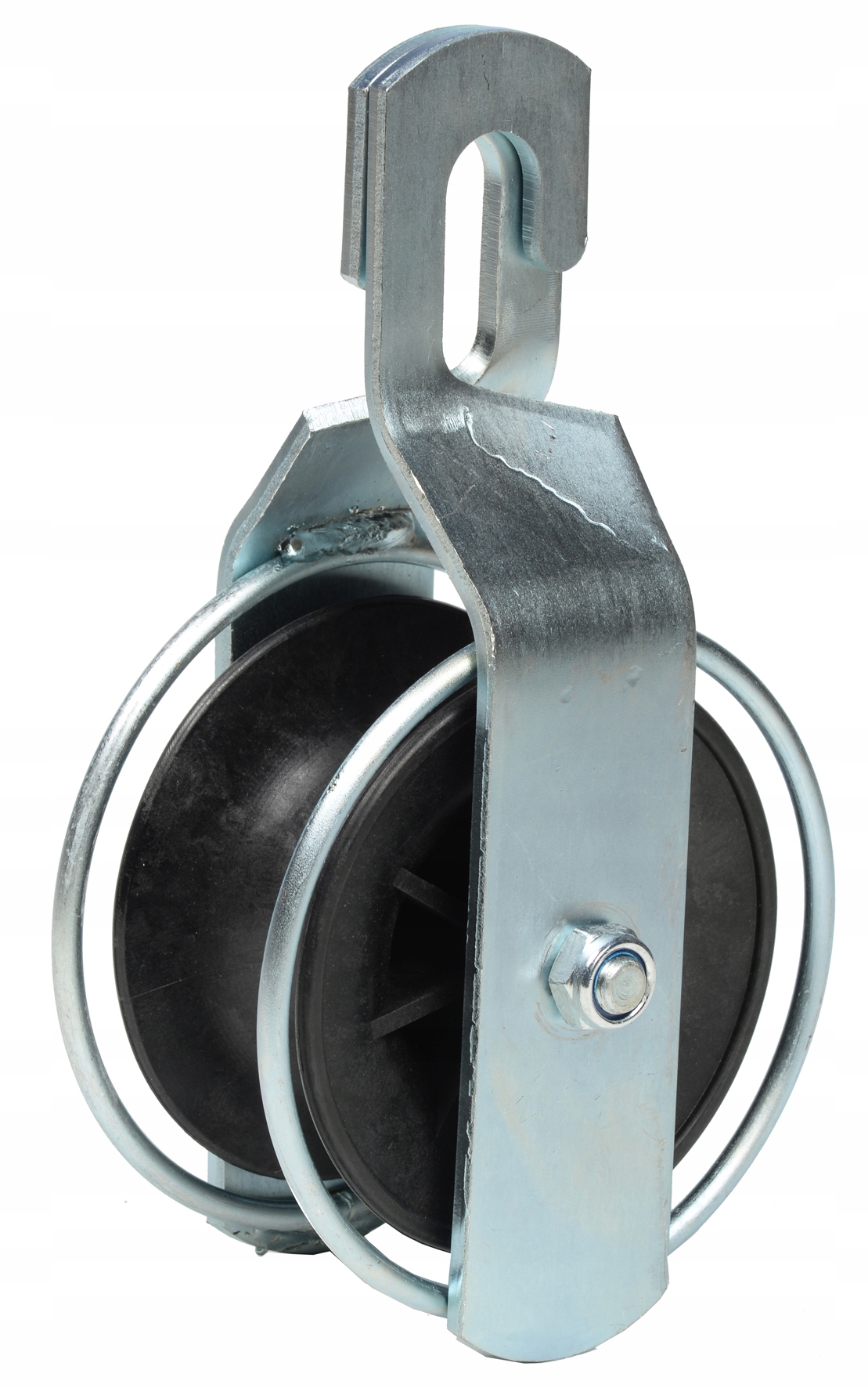 Nylonový valec pre trolejové vedenie Electra Polska 11001 245 mm čierno-strieborný
